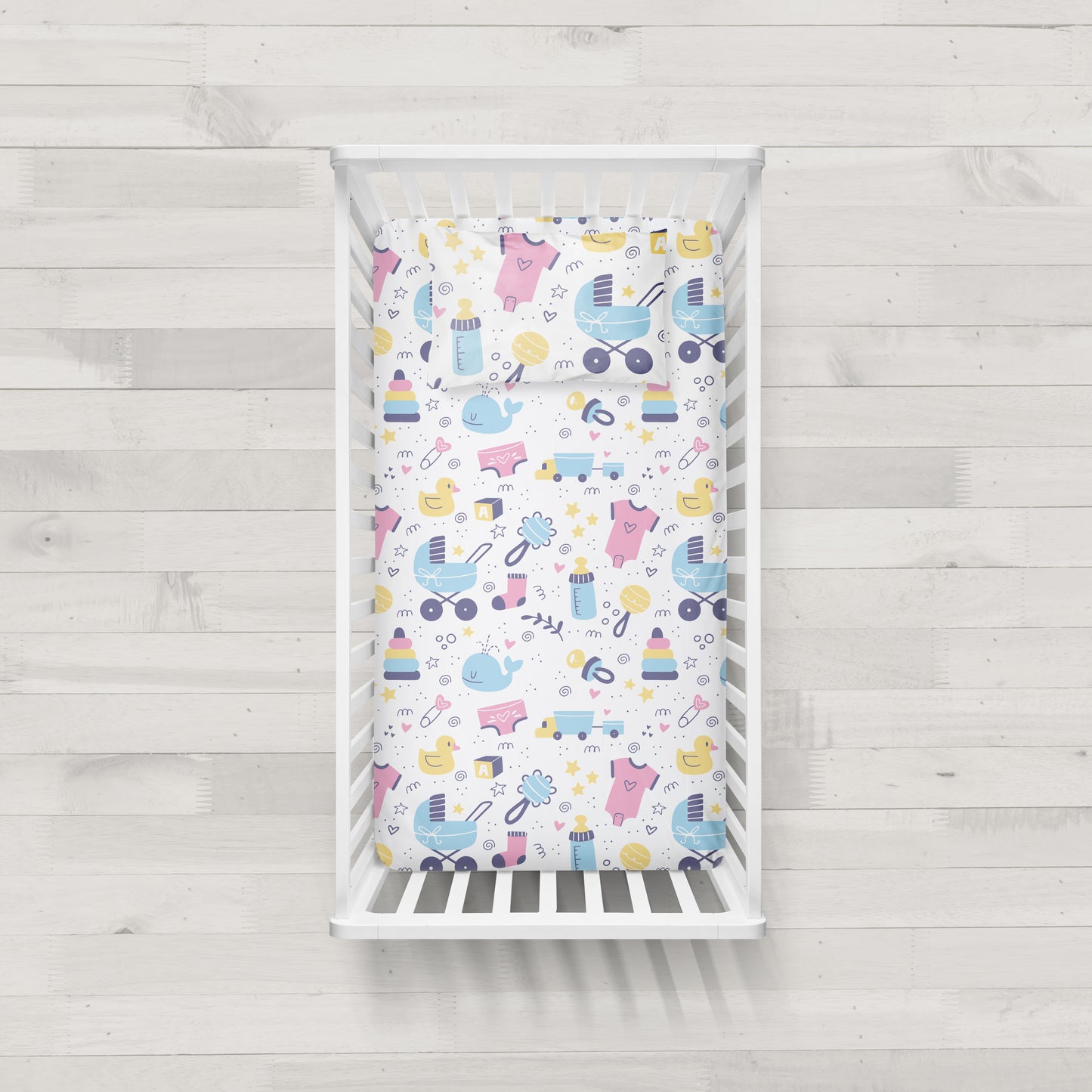 Baby Essentials Crib Sheet Set