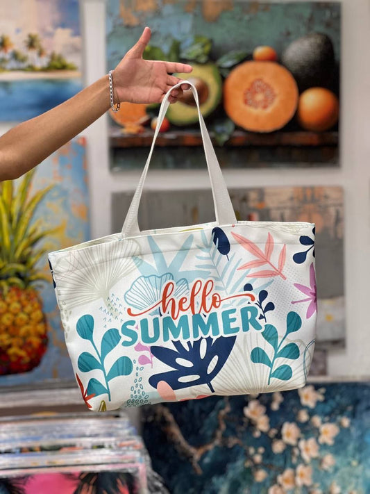 “Hello Summer” beach bag
