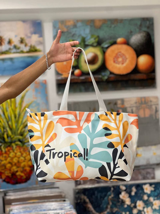 Tropical beach bag