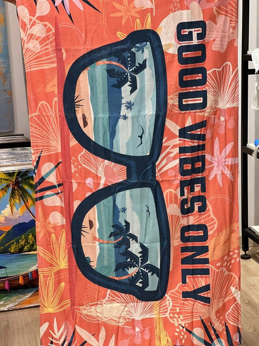 Sunglasses Microfiber Beach Towel