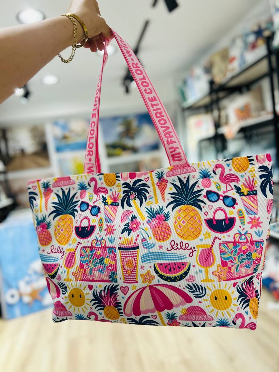 Summer breeze beach bag