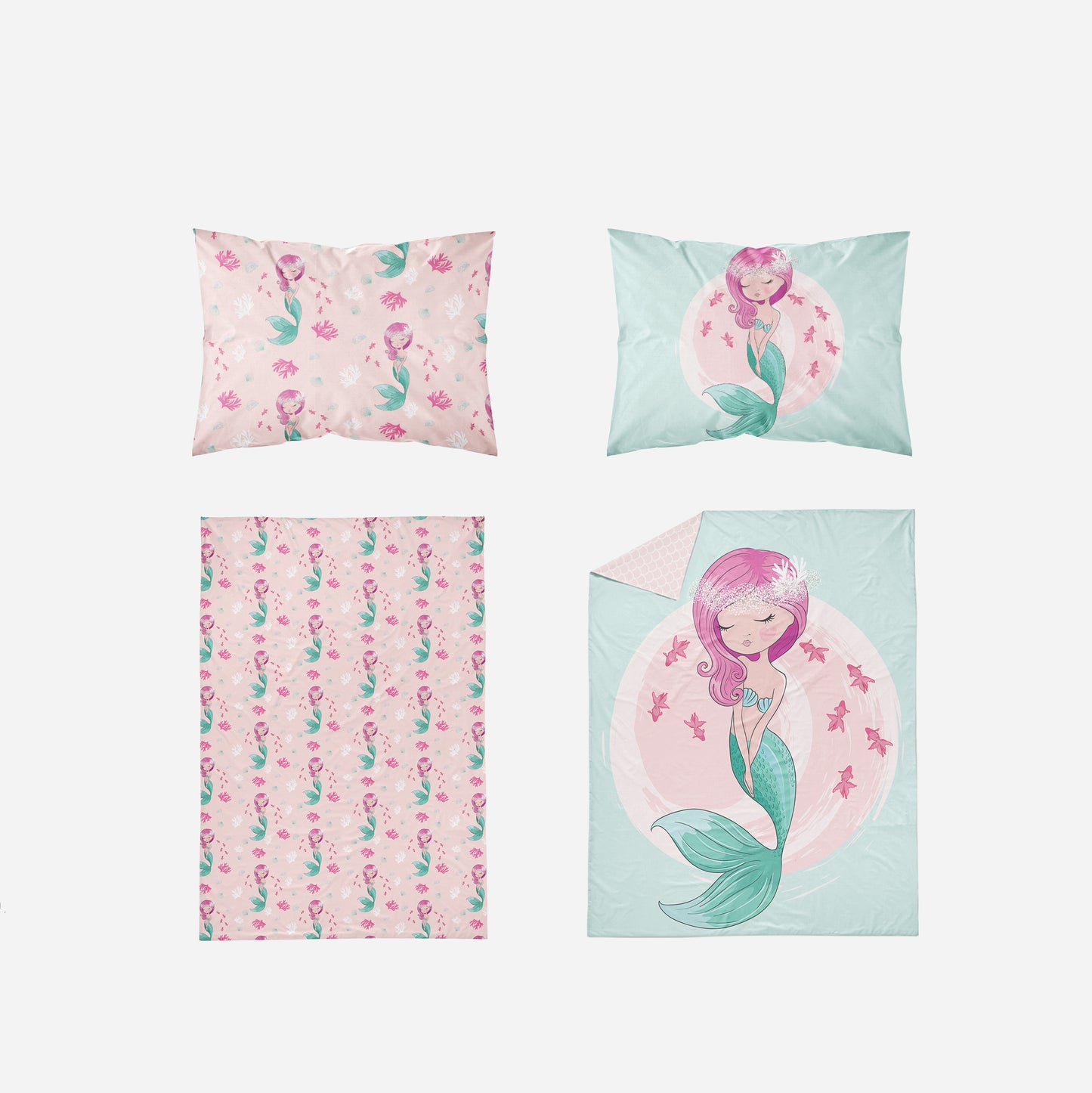 Pretty Mermaid Bed Set