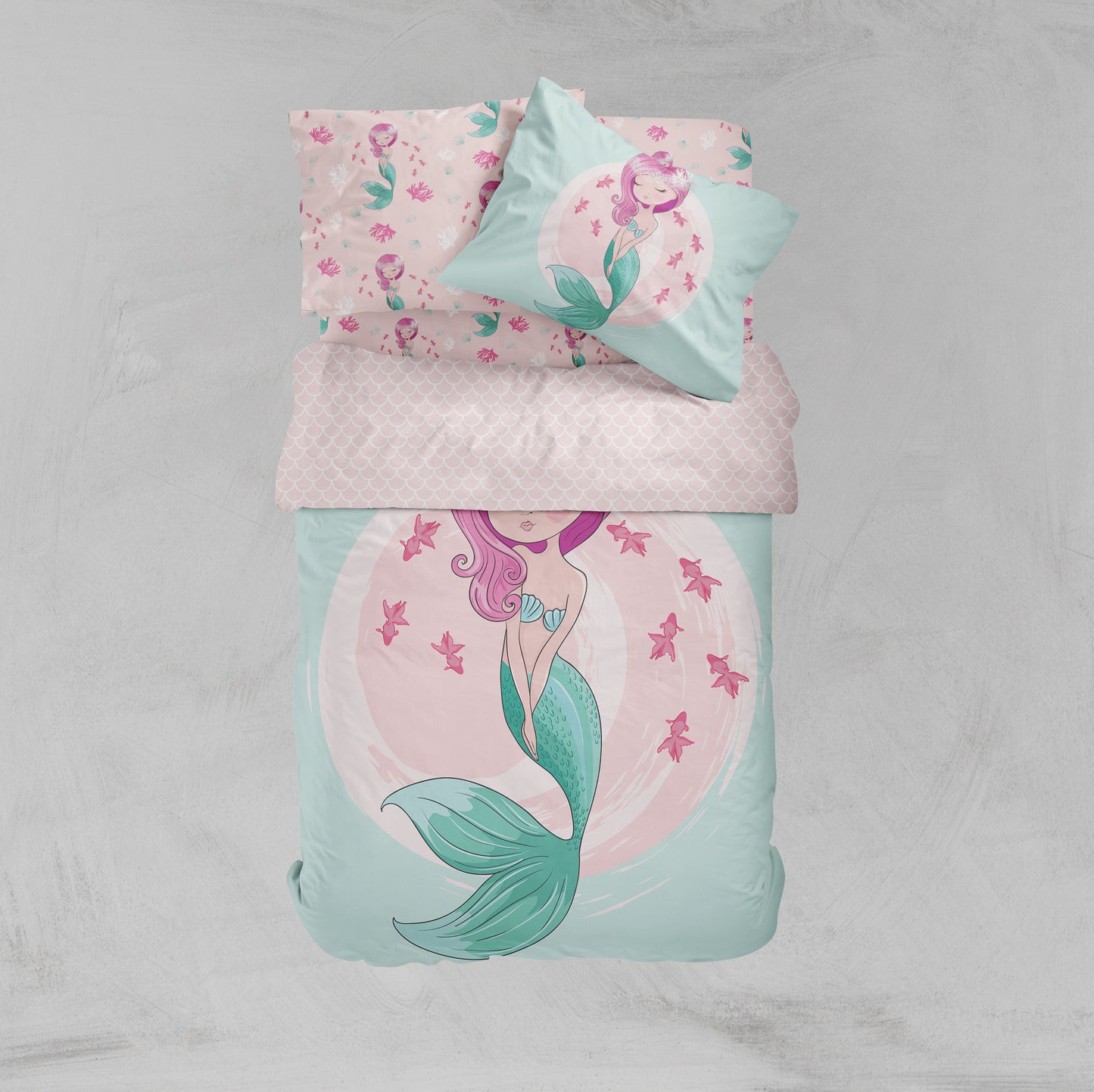 Pretty Mermaid Bed Set