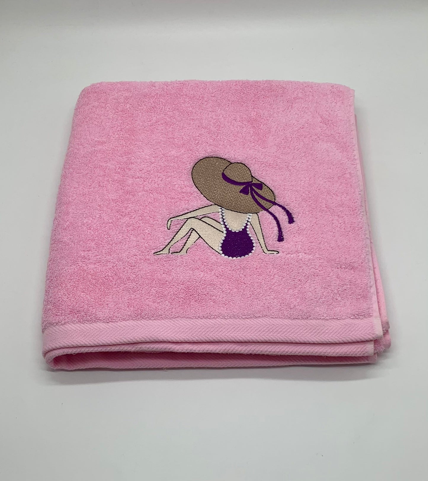 Beautiful Girl Beach Towel