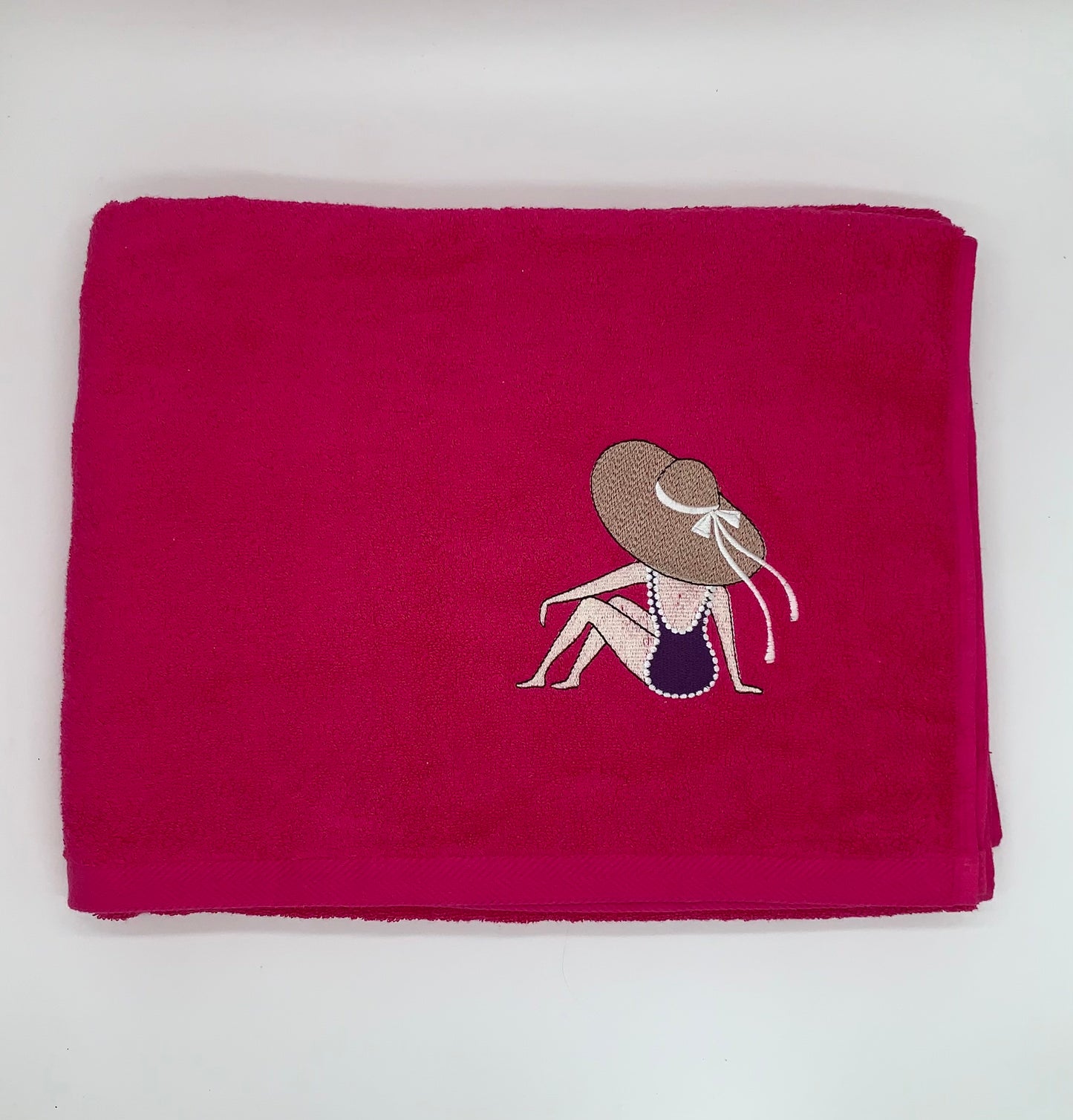 Beautiful Girl Beach Towel