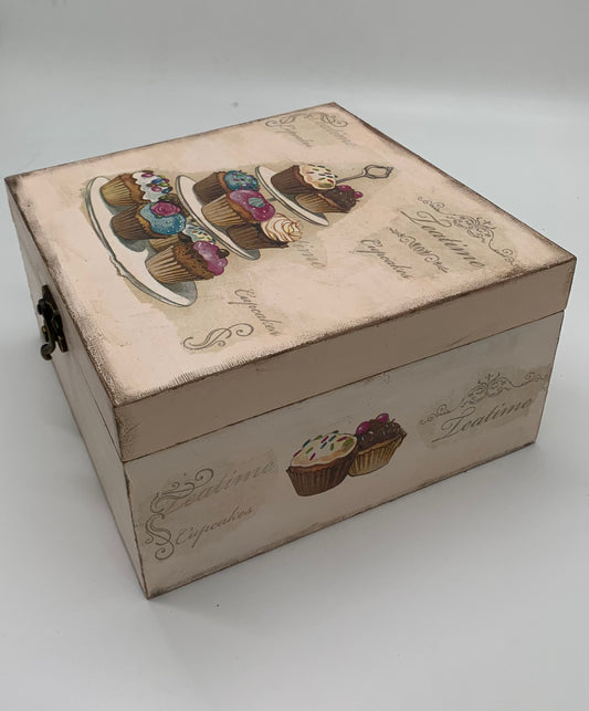 Cupcakes Tea Box