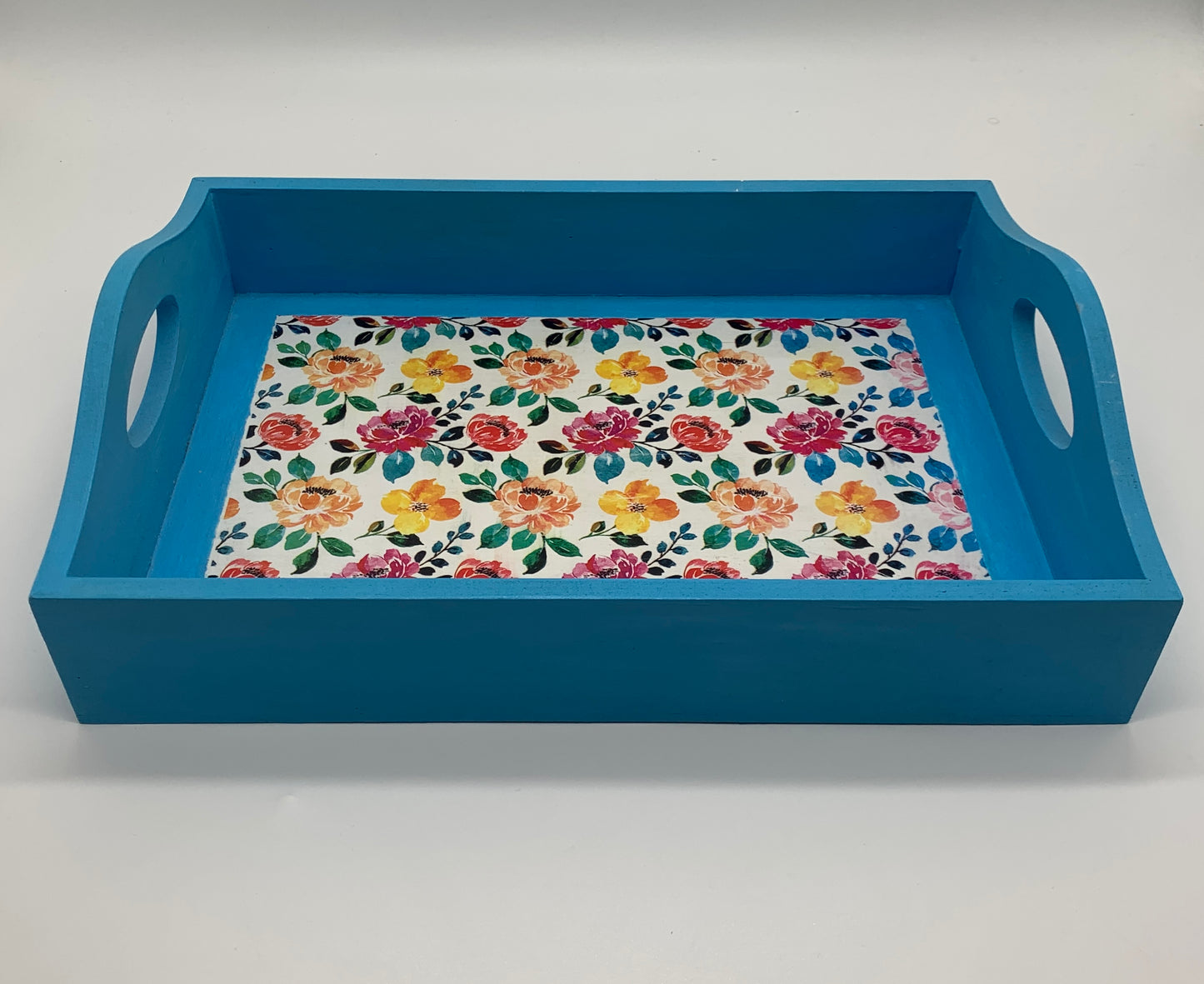 Handmade Blooming Flowers Tray