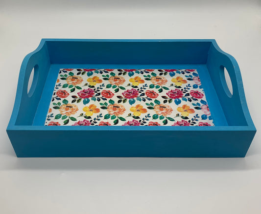 Handmade Blooming Flowers Tray