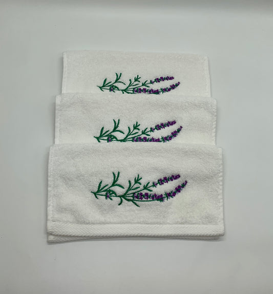 Lavender Guest Towels Set