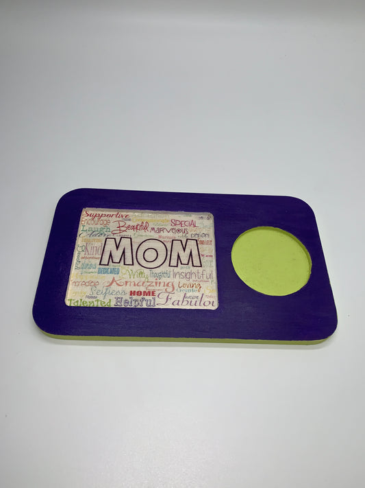 Mom Handmade Coaster Tray