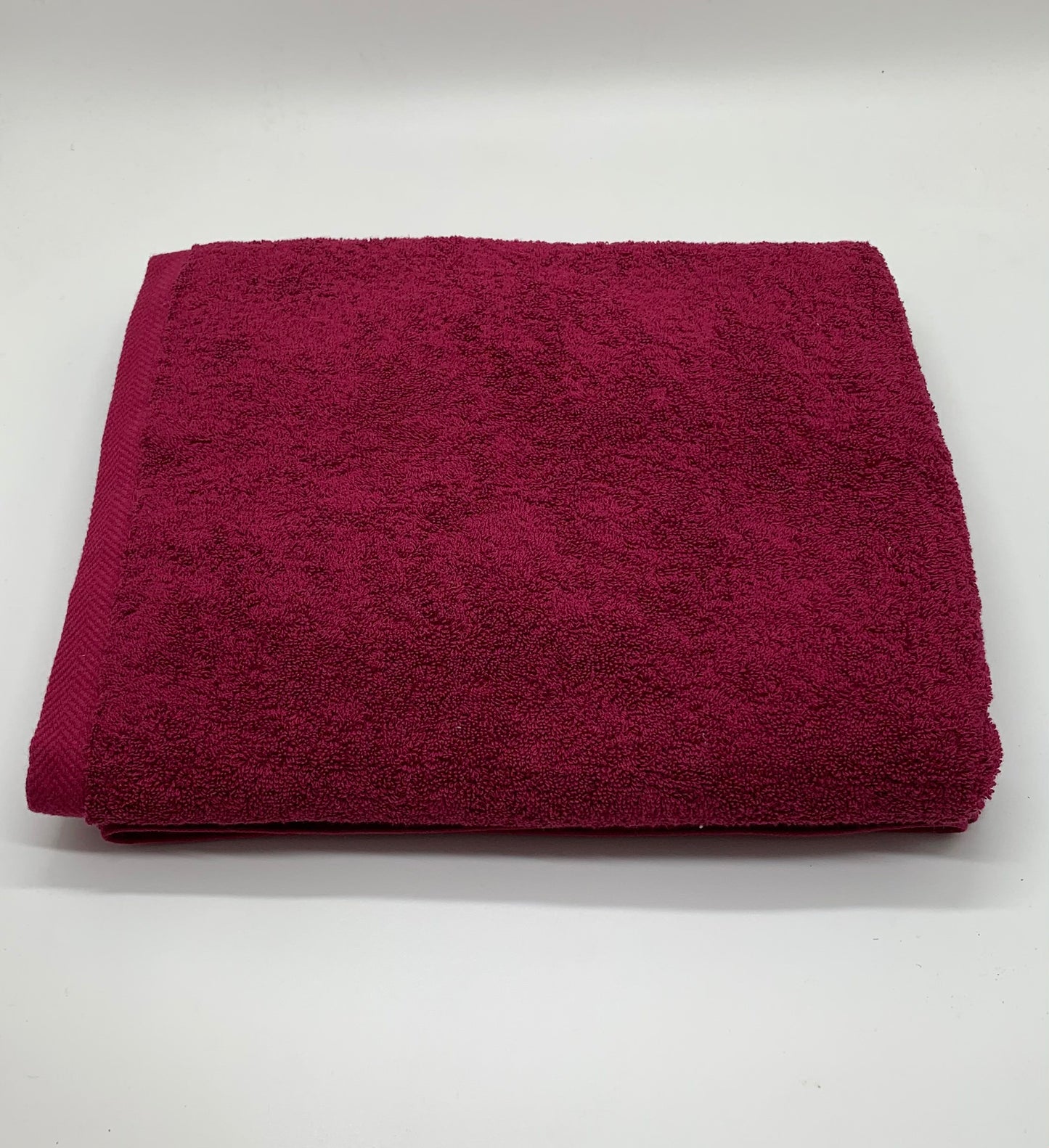 Burgundy Plain Towels