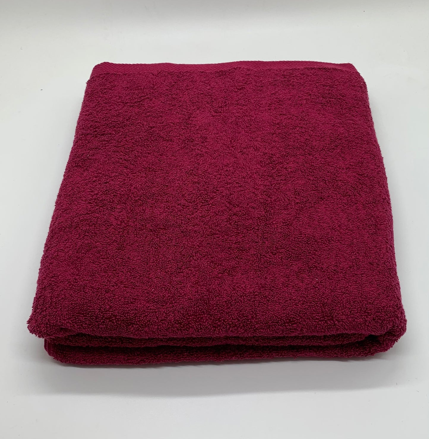 Burgundy Plain Towels