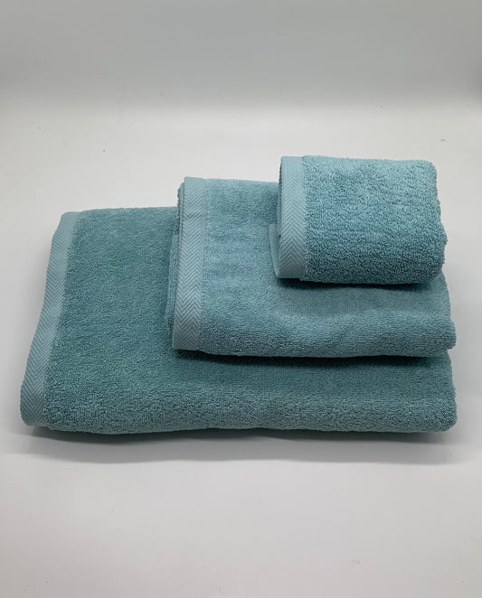 Aqua Plain Towels