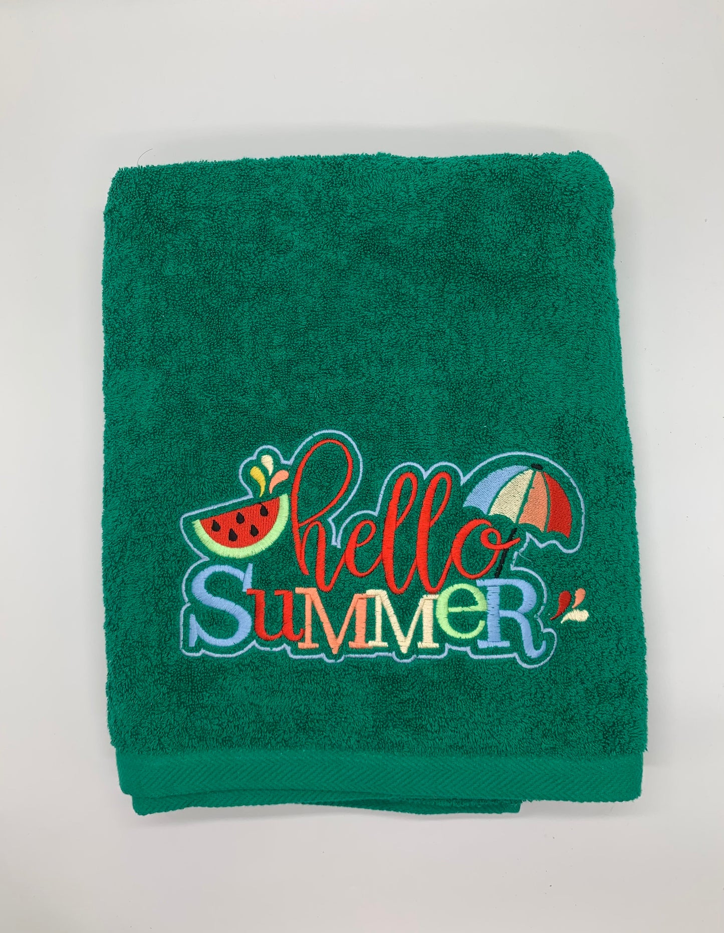 Hello Summer Beach Towel