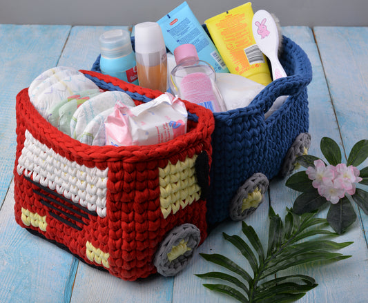 Big Lorry Kilim Kids Basket